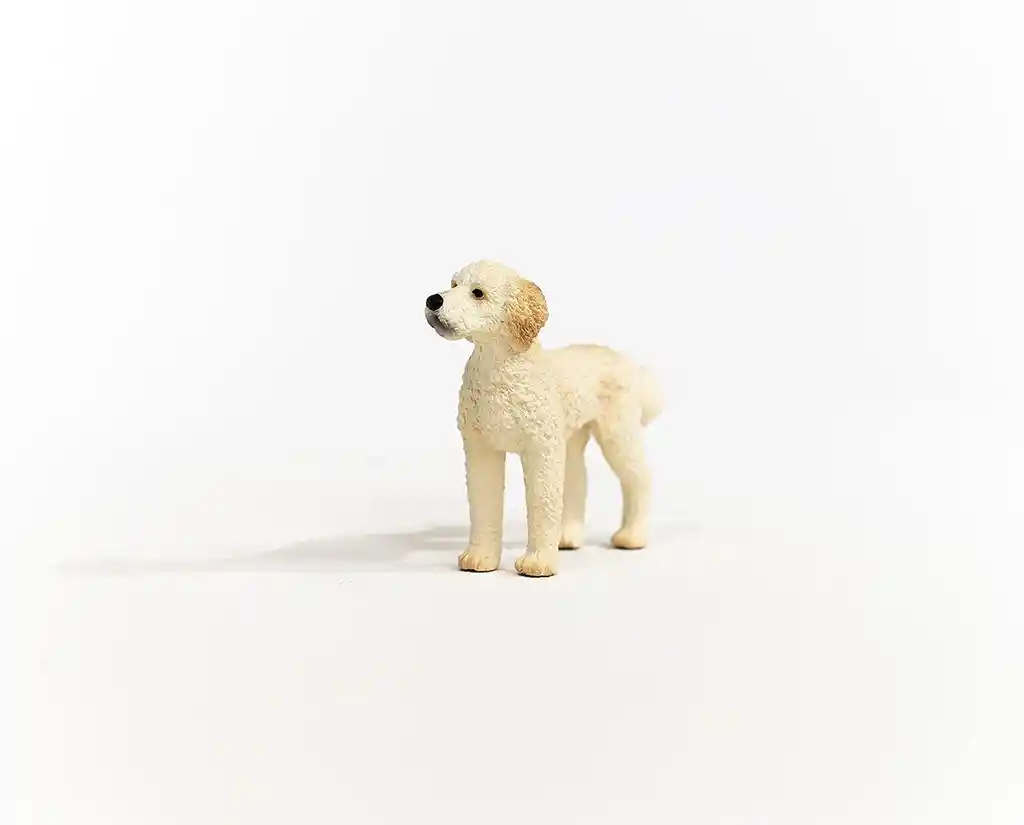 Figura De Animales Perro Doodle Dorado Niños Y Niñas