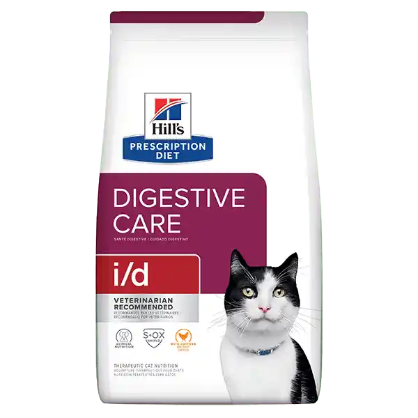 Hills Alimento Para Gatos Id Cuidado Gastrointestinal F I/d 4 Lb