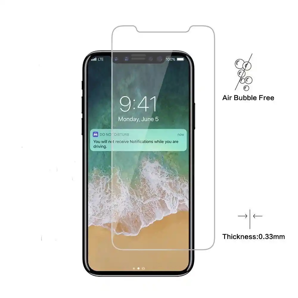 Vidrio Templado Para Iphone Xs / X De 0.33 Mm Clear