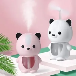 Humidificador Oso Cilindro Luz Led