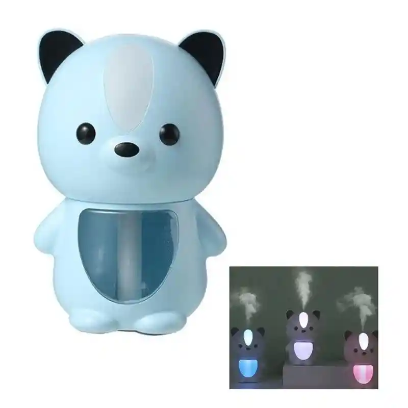 Humidificador Oso Cilindro Luz Led