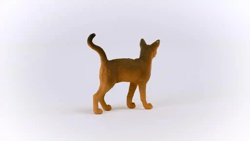 Figura De Animales Gato Abisinio Colección Niños Y Niña