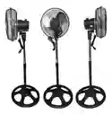 Ventilador Pedestal De Pie 10 Pulgadas Con 3 Aspas De Metal Sin Caja
