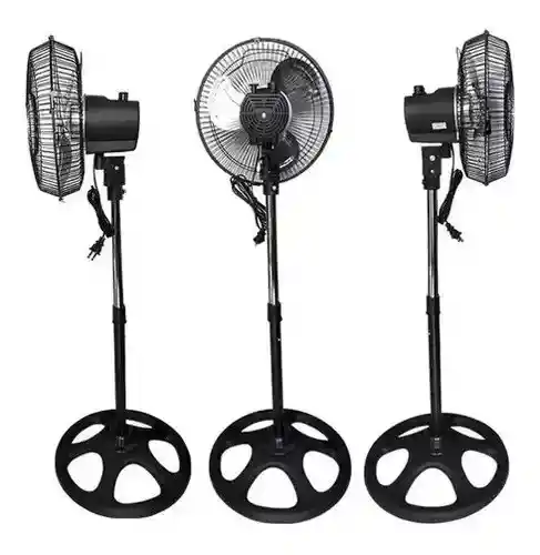 Ventilador Pedestal De Pie 10 Pulgadas Con 3 Aspas De Metal Sin Caja