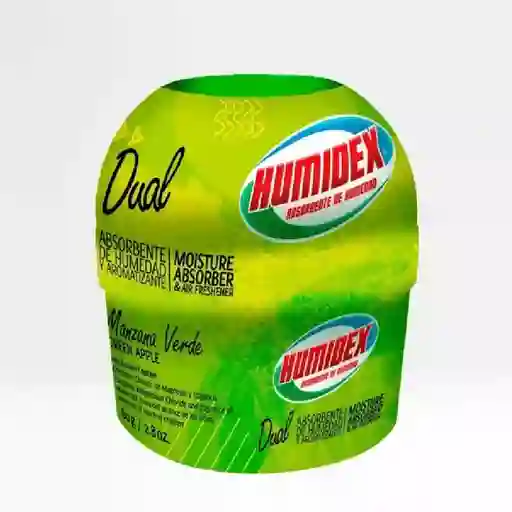 Humidex Vaso Dual 80 G Manzana Verde