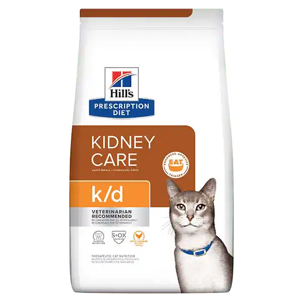 Hills Alimento Para Gatos Adulto Cuidado Renal Kd Renal Hills Gatos K/d 4 Lbs