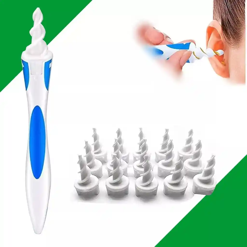 Limpiador Removedor De Cera Oídos Oreja 16 Pczs Kit Suave