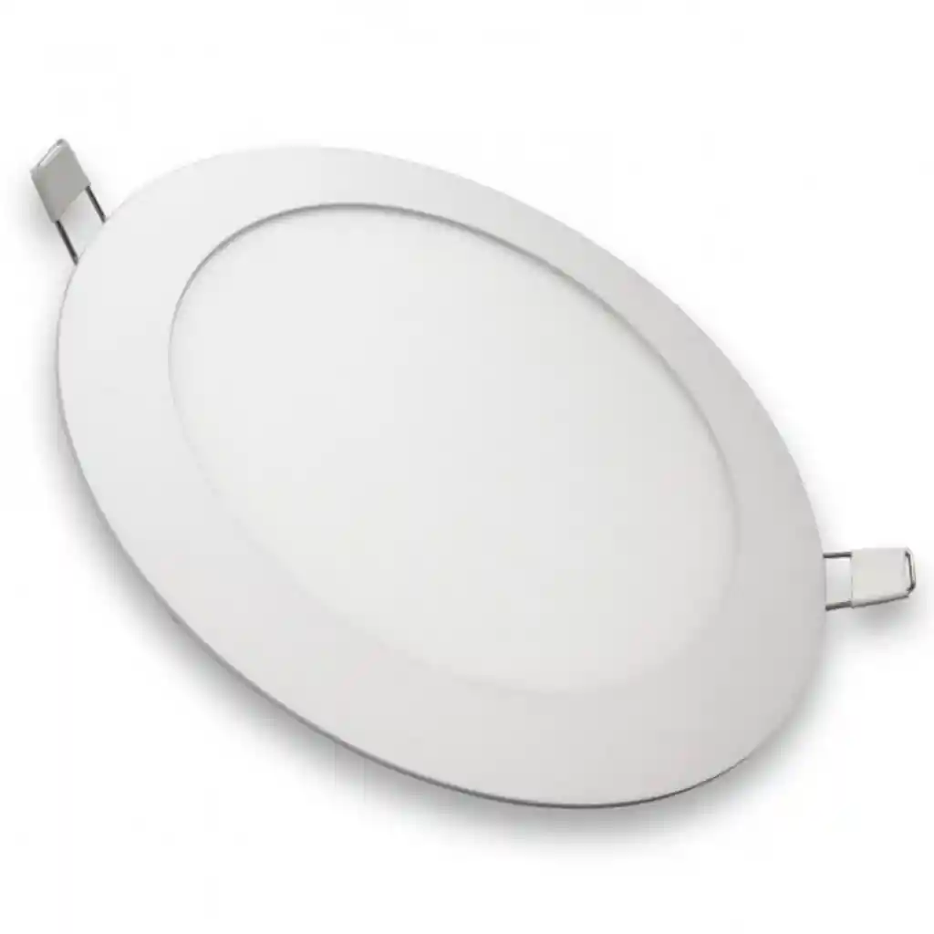 Panel Led De Incrustar Redonda 12w 3000k