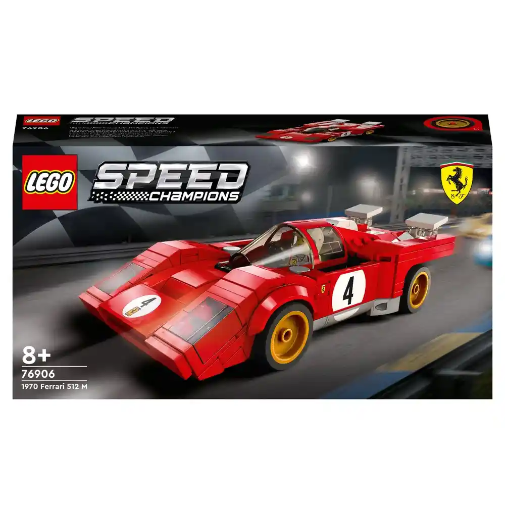 Lego 1970 Ferrari 512 M Speed Champions 76906 Piezas 291