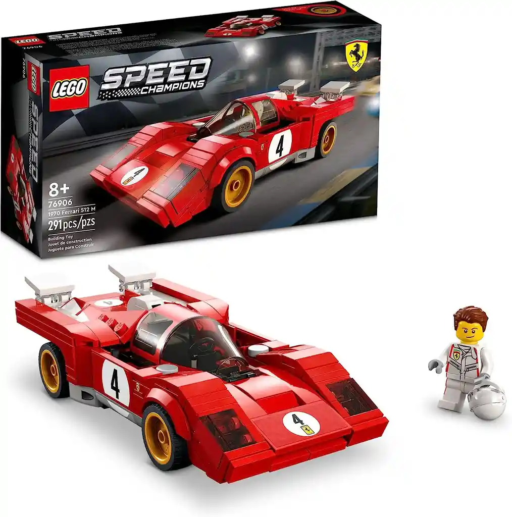 Lego 1970 Ferrari 512 M Speed Champions 76906 Piezas 291