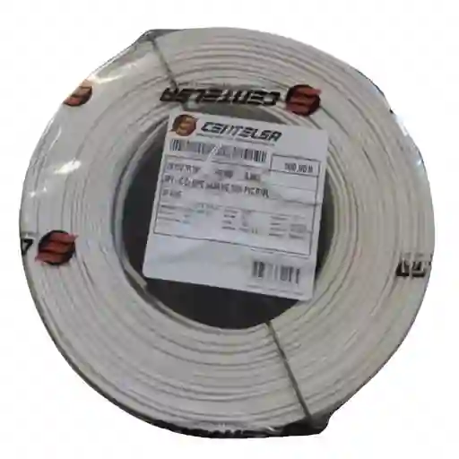 Cable Duplex 2x18 Blanco X Metro