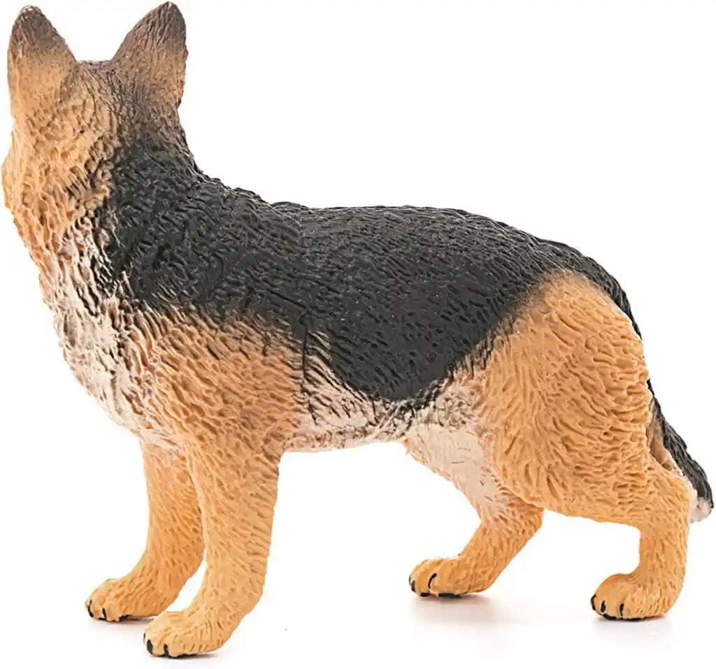 Figura De Animales Perro Pastor Alemán Colección Para Niños