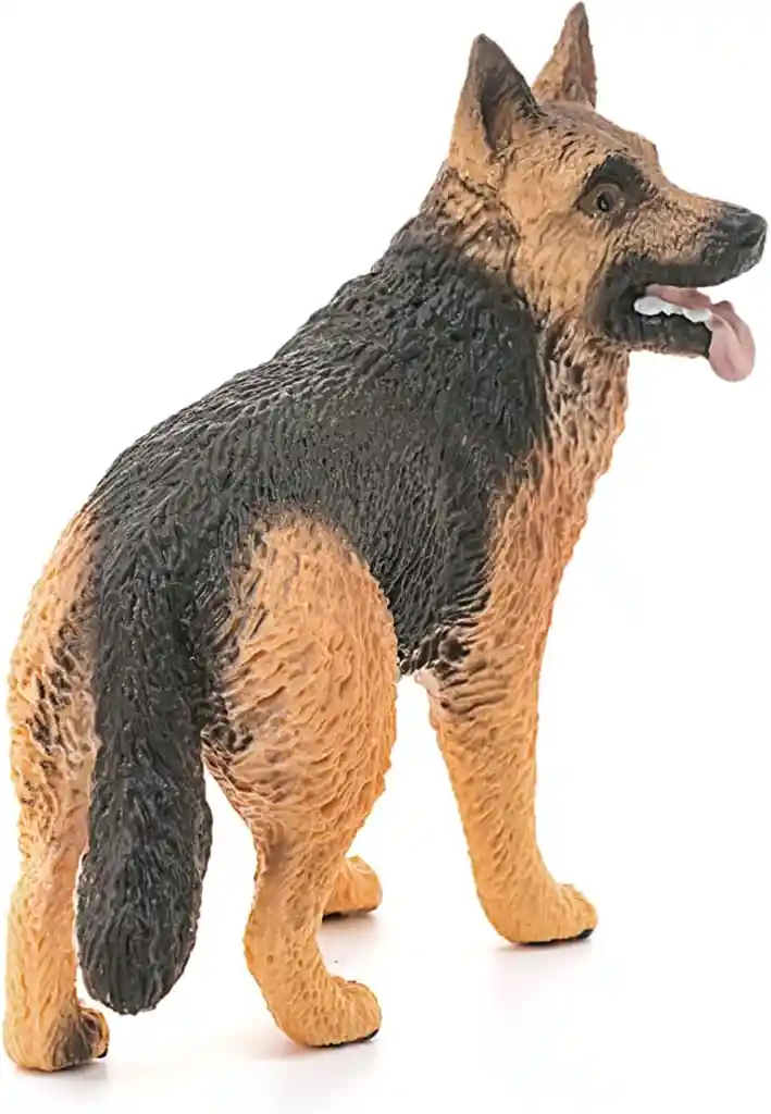 Figura De Animales Perro Pastor Alemán Colección Para Niños