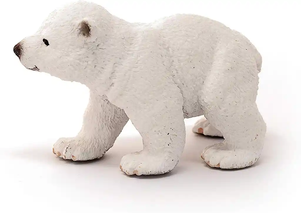 Figura De Animales Cría De Oso Polar Colección Para Niños