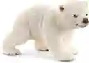 Figura De Animales Cría De Oso Polar Colección Para Niños