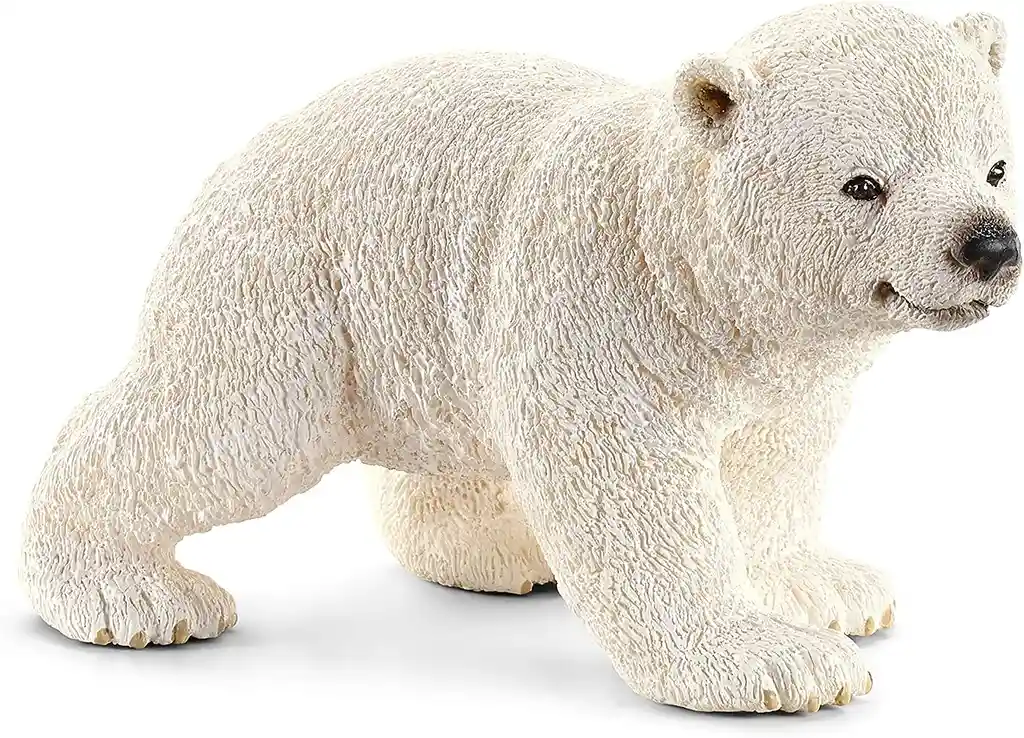 Figura De Animales Cría De Oso Polar Colección Para Niños