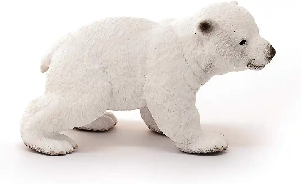 Figura De Animales Cría De Oso Polar Colección Para Niños