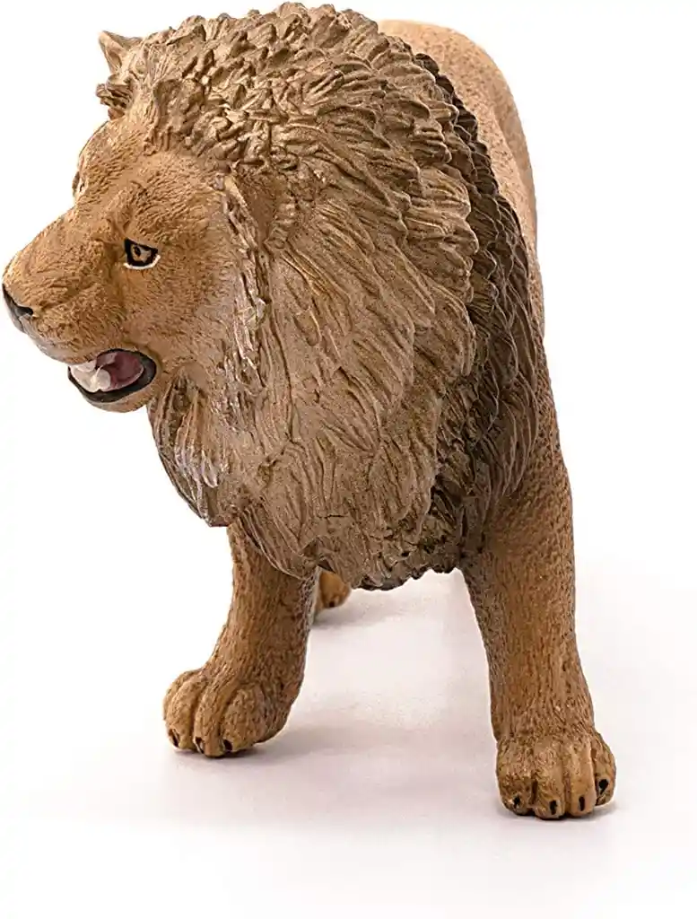 Figura De Animales León Rugiendo Colección Para Niños