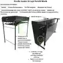 Parrilla Asador De Lujo A Carbon 80x46 Portatil/desarmable