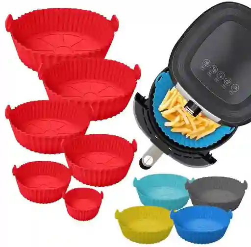 Silicona Reutilizable Freidora De Aire Airfryer Set X6