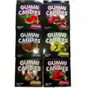 Sexy Ropa Interior Comestible Panty + Brasier Gummi Candies X 1u - Fresa