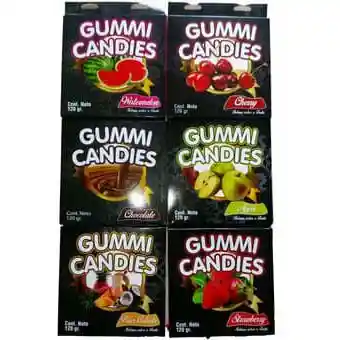 Sexy Ropa Interior Comestible Panty + Brasier Gummi Candies X 1u - Fresa