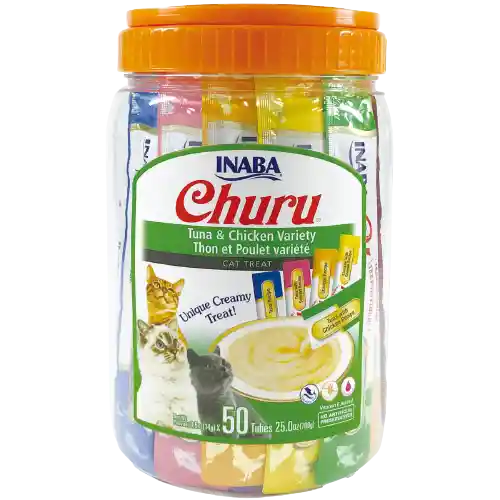 Inaba Cat Snack Churu Bombonera 50 Piezas