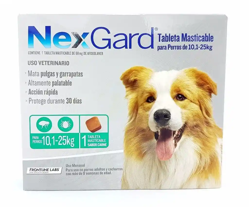 Nexgard Perros 10-25 Kilos