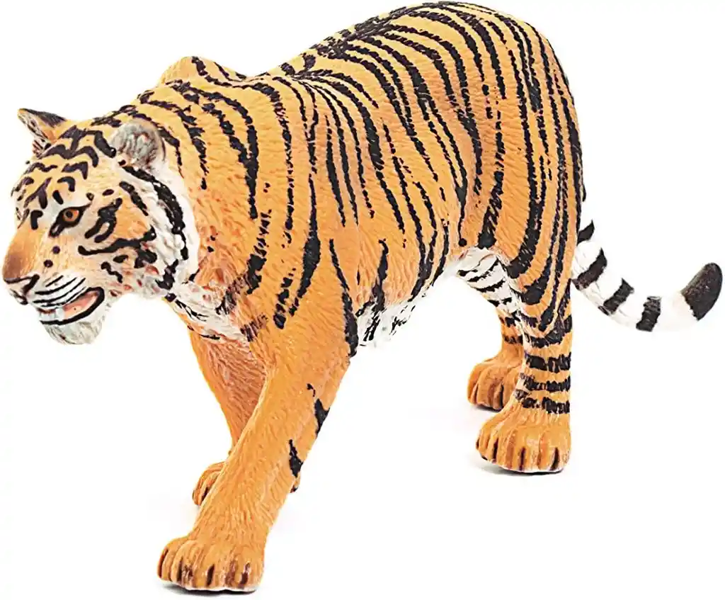 Figura De Animales Tigre Colección Pintado A Mano Para Niños