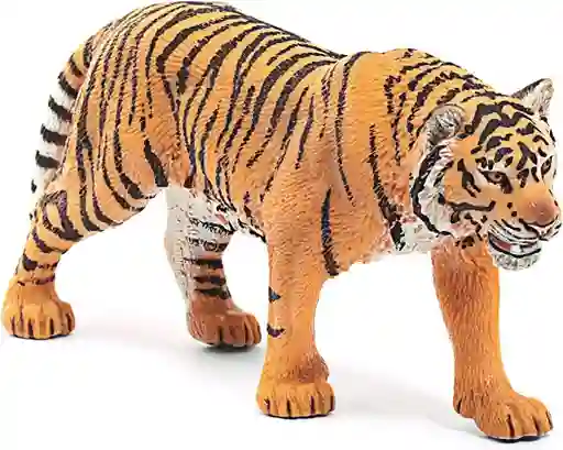 Figura De Animales Tigre Colección Pintado A Mano Para Niños