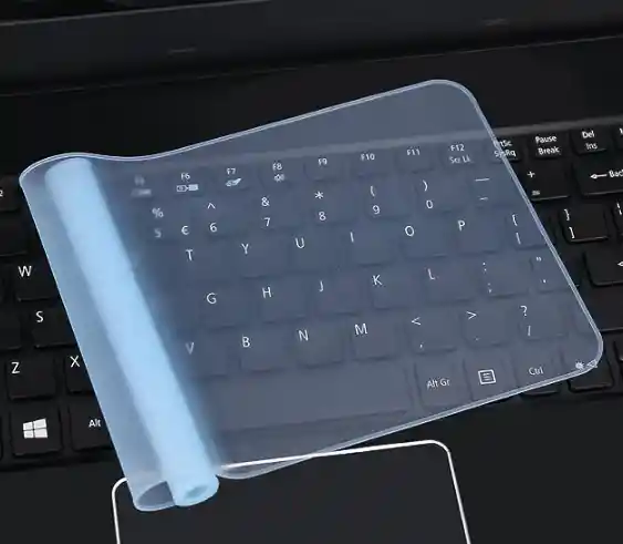 Protector De Teclado Portátil En Silicona 14" Y 15.6 "pulgadas