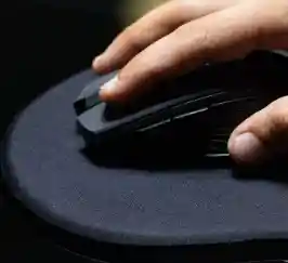Pad Mouse Ergonómico Soporte En Espuma Negro