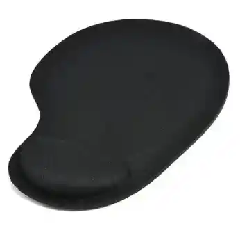 Pad Mouse Ergonómico Soporte En Espuma Negro
