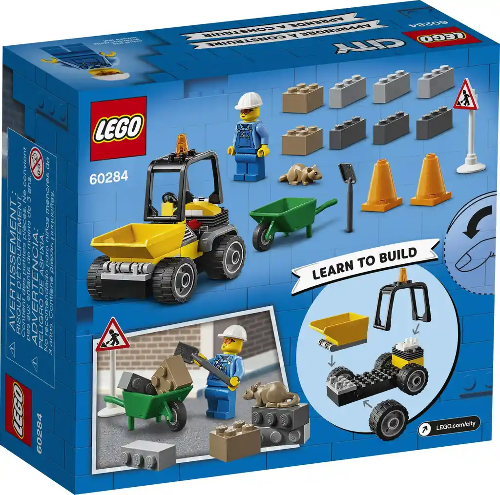 Lego City Camión De Obra 58 Piezas 60284