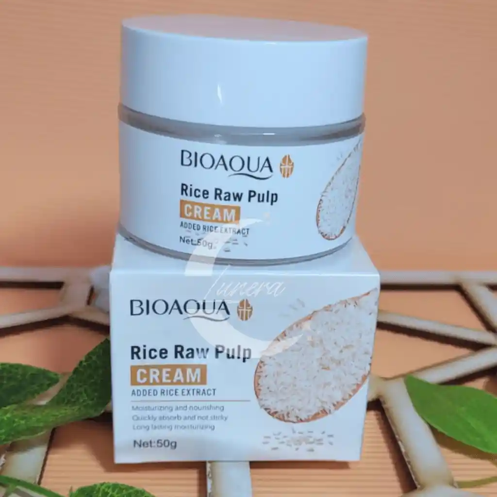  Crema Facial De Arroz BIOAQUA 