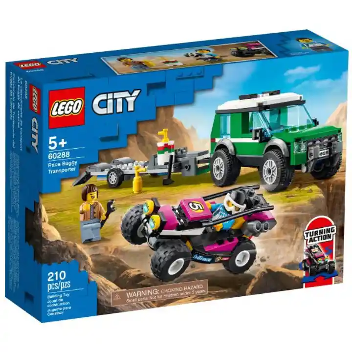 Lego City Furgoneta Transporte Del Buggy De Carreras 60288