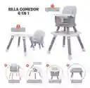 Silla Comedor Y Escritorio Para Bebé Sidney 6 En 1 Priori Gris