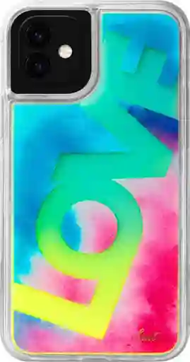 Estuche Para Iphone 11 Pro Laut Glitter Love Neón