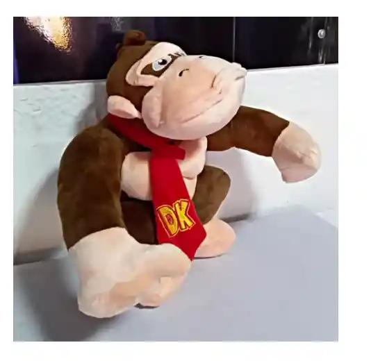 Peluche Gorila Donkey Kong Mario Bros 45cm Suave Regalo Peli