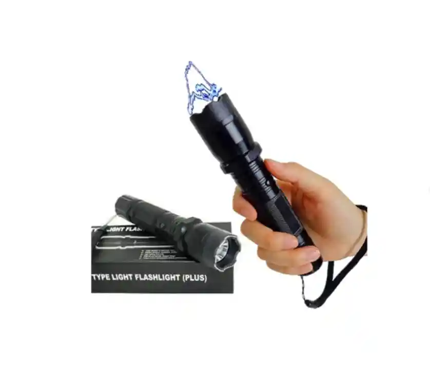 Taser Con Linterna Led Defensa Personal Con Estuche