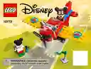 Kit Lego Disney Avión Clásico De Mickey Mouse 10772