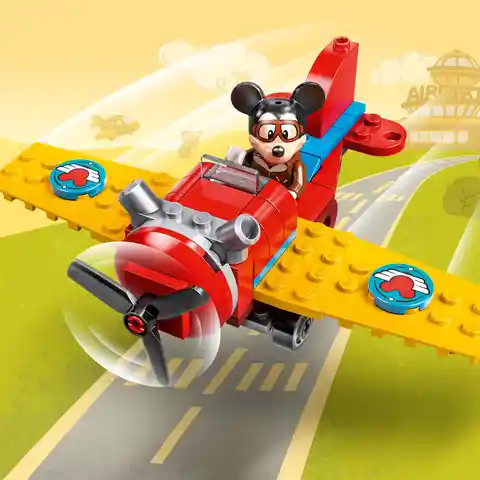 Kit Lego Disney Avión Clásico De Mickey Mouse 10772