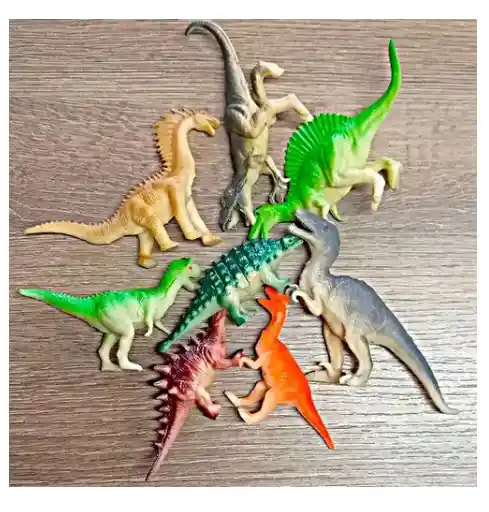 Set De Figuras Juguetes De Dinosaurios 7cm Niños