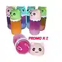 Slime Osos Gato Promo 2x1 Brillante Plastilina Escarcha 156g