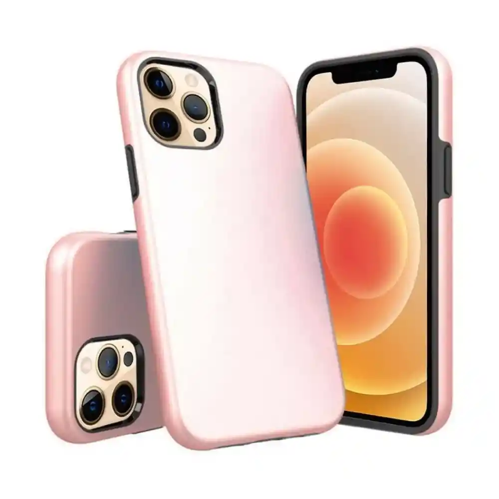 Estuche/ Forro Para Iphone 12 - 12 Pro 6.1 Pulgadas Palo De Rosa