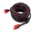 Cable Hdmi 5 Metros Doble Filtro Mallado Punta Dorada