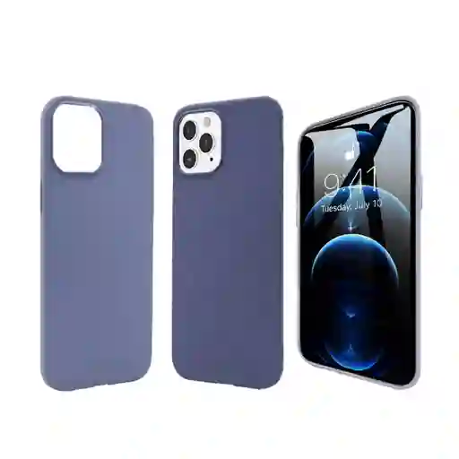 Estuche / Forro Para Iphone 12 Pro Max 6.7 Pulgadas Azul