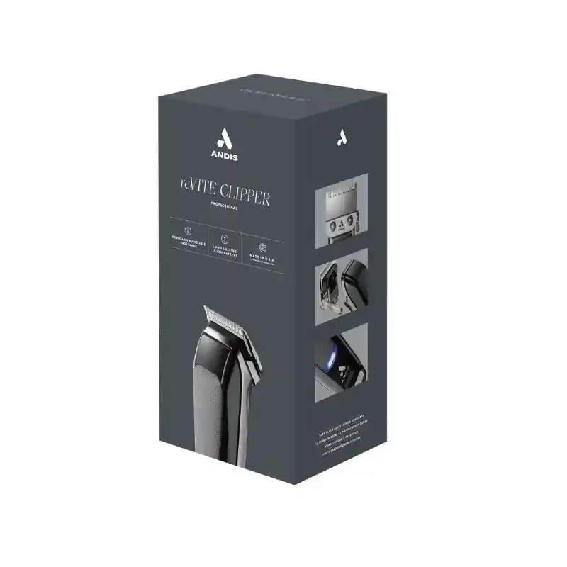  Maquina Cortadora De Cabello Inalambrica Profesional ANDIS Revite Black 