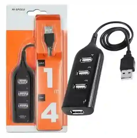 Multipuertos Extensión Usb 4 Puertos 2.0 Hub