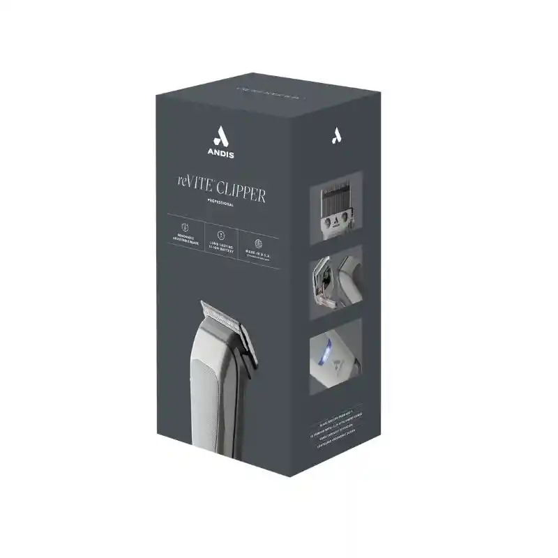  Maquina Cortadora De Cabello Inalambrica Profesional ANDIS Revite White 